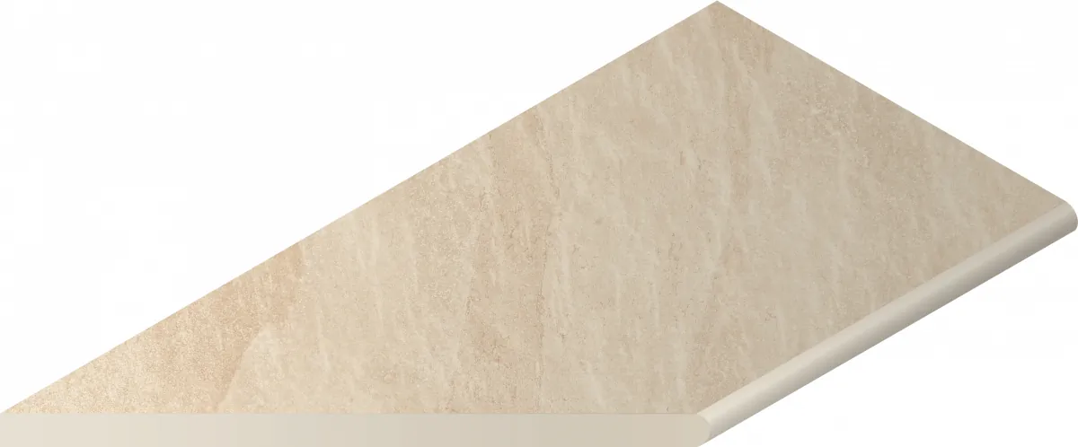 Бортик Италон Материя x2 Магнезио закругленный левый 620090001207 бежевый 30x120
