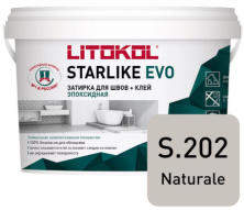 Затирка эпоксидная + клей Литокол STARLIKE EVO 5кг S.202 NATURALE