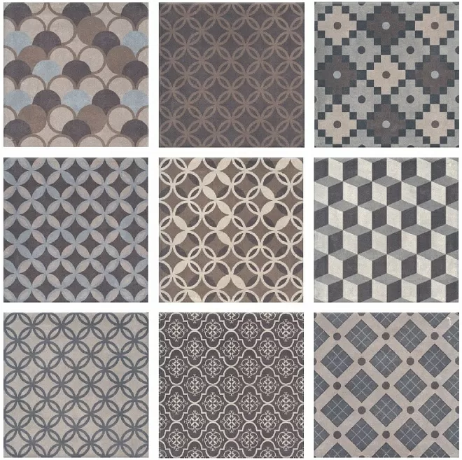 Керамогранит kerama marazzi sg1577n Карнаби-стрит орнамент 20x20