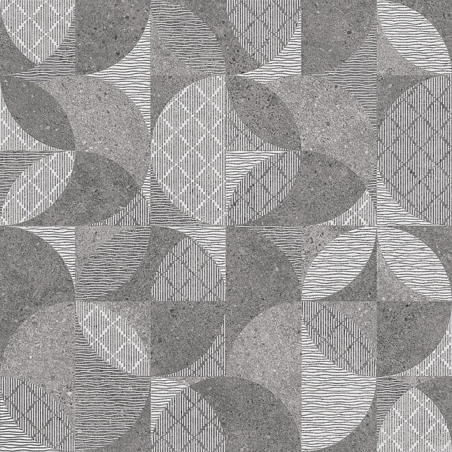 Фото Керама Марацци Фондамента серый декорированный обрезной 60x60 серый