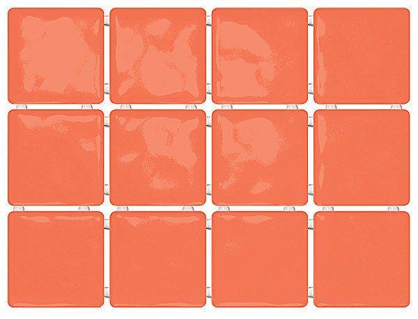 Керамическая плитка сезоны оранжевый, полотно 30х40 из 12 частей 9,9х9,9 9,9x9,9