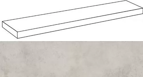 Ступени МИЛЛЕНИУМ СИЛЬВЕР СТУП.УГЛ.ЛЕВ 620070001278 33x120