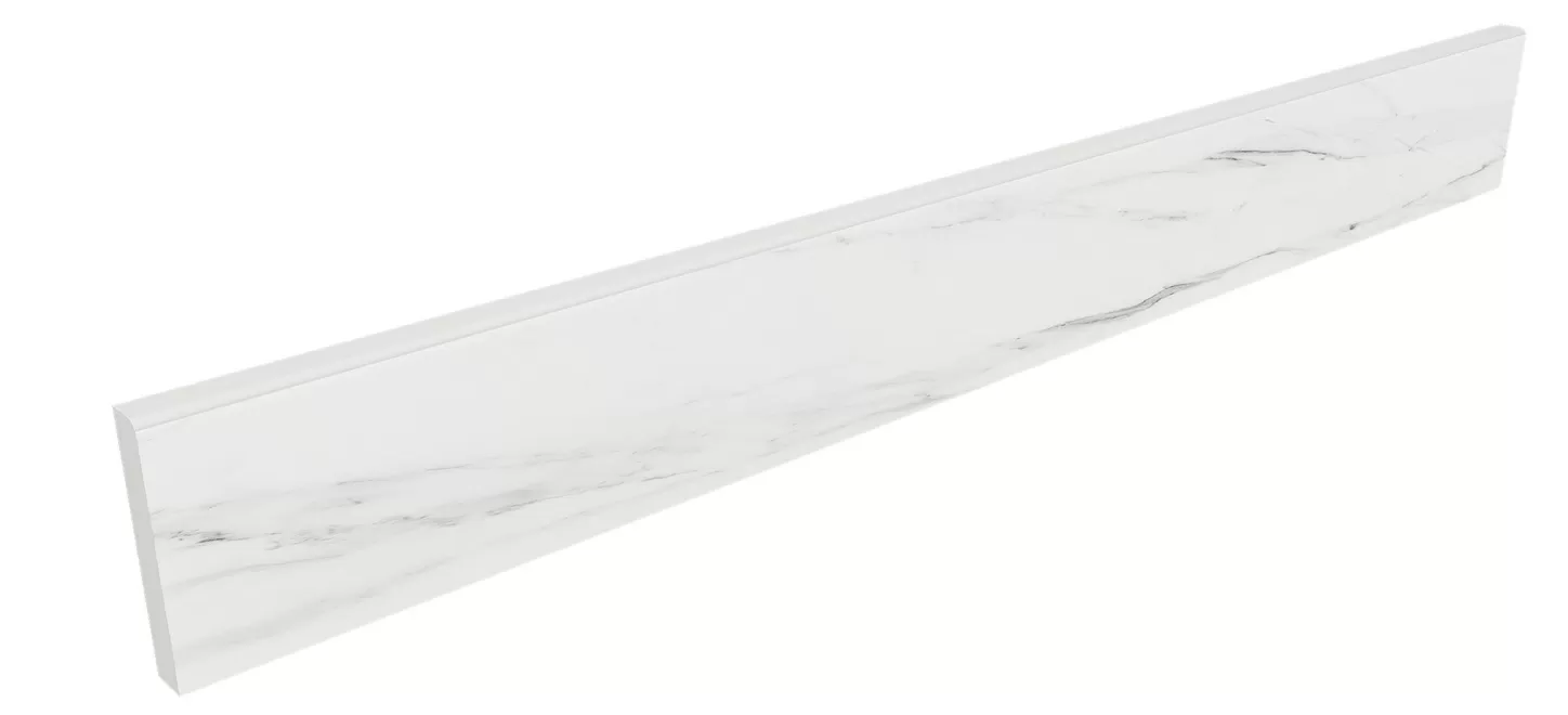 Плинтус estima sm01 ametis supreme platinum белый непол. 7x60