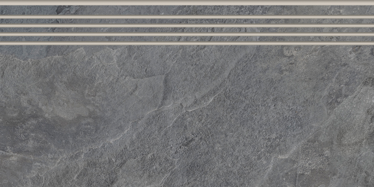 Ступени Керранова krater dark grey серый 30x60