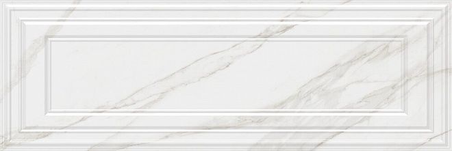 Керамическая плитка Прадо белый панель обрезной 40x120