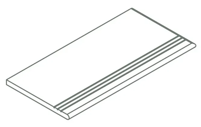 Ступени Италон Магма Айс закругленная Грип Пр 620040000241 бежевый 30x120