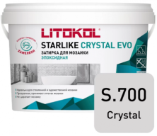 Прозрачная затирка для мозаики Литокол STARLIKE CRYSTAL EVO 1кг S.700 CRYSTAL