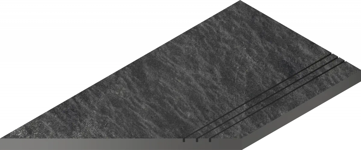 Бортик Италон Материя x2 Титанио грип левый 620090001214 черный 30x120