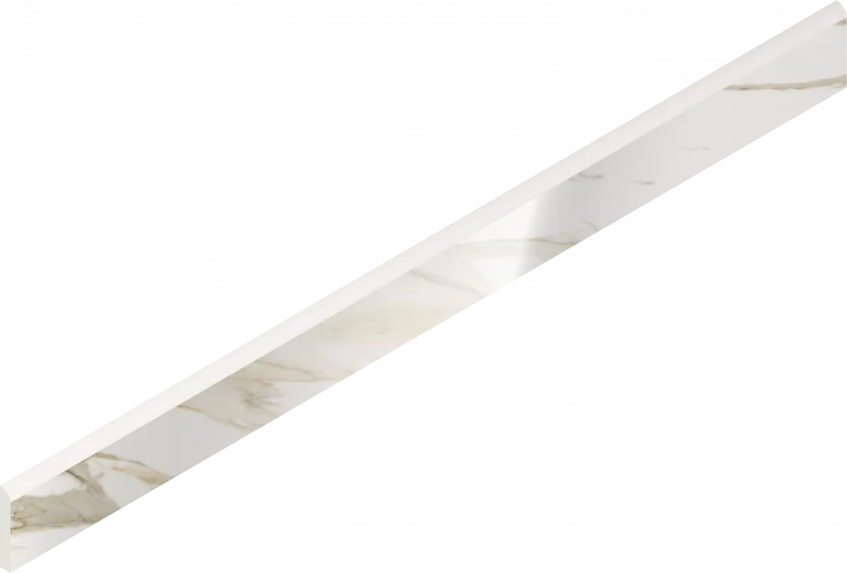 Плинтус Италон Стелларис Калакатта Голд Люкс 610130007473 белый 7.2x80