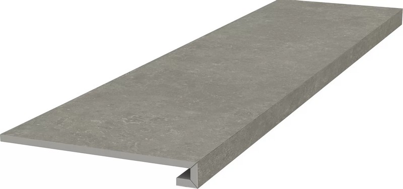Ступени kerama marazzi km6012g0171rgcf фронтальная клееная Касабланка hp серый матовый обрезной 33x119.5