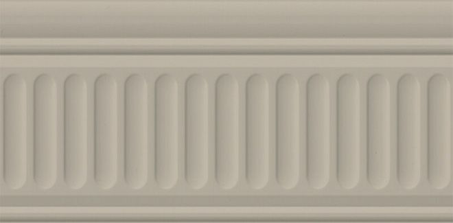 Керамическая плитка Бордюр Бланше серый структурированный 9,9x20