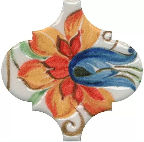 Керамическая плитка Декор kerama marazzi vt\a585\65000 Арабески Тоскана 9 глянцевый 6.5x6.5