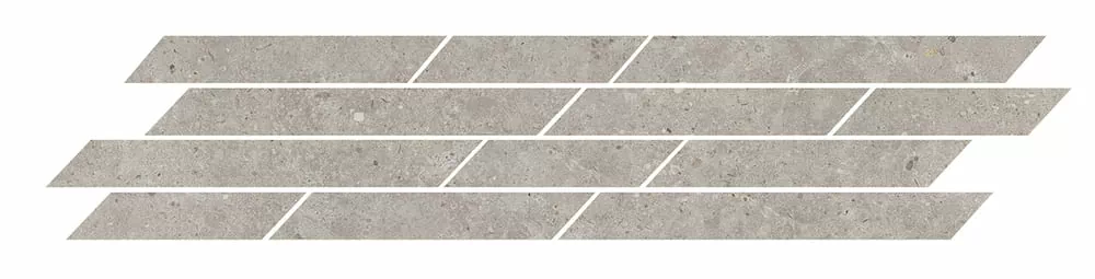 Керамическая плитка Декор kerama marazzi t036\sg6537 Риккарди мозаичный серый светлый матовый 9.8x46.8