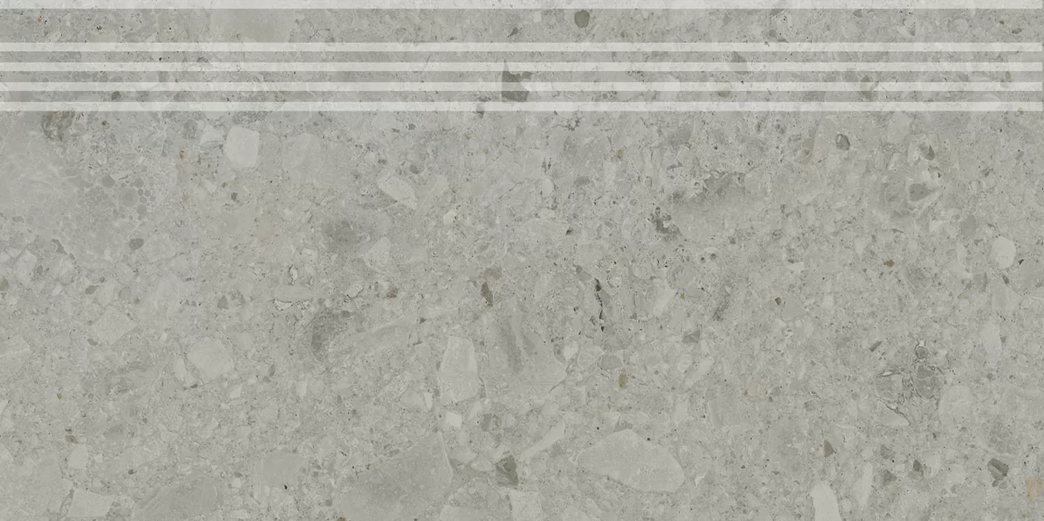 Ступени kerama marazzi dd606020r\gr Чеппо ди Гре серый матовый обрезной 30x60