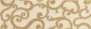 Керамическая плитка шарм крим вставка жасмин 25x75