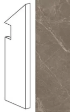 Керамогранит marvel gris supreme battiscopa sag.dx 7,2x30