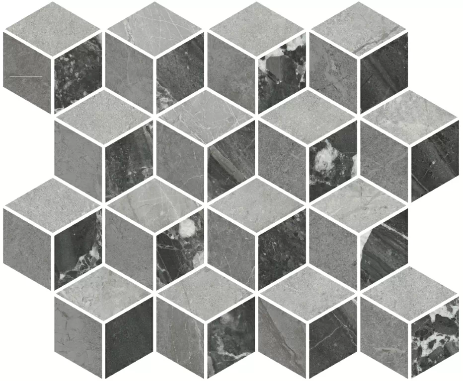 Керамическая плитка Декор kerama marazzi t017\48008 Риальто 1 мозаичный глянцевый 37.5x45