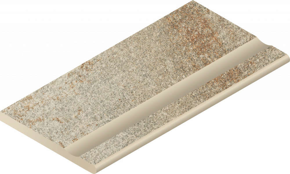 Керамогранит Бортик Нордика Роуп с выемкой закругленный 620090001071 коричневый 30x60