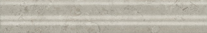 Керамическая плитка Бордюр Багет Карму серый светлый обрезной 5x30