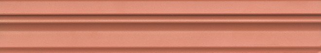 Керамическая плитка Бордюр Багет Магнолия оранжевый обрезной 5x30