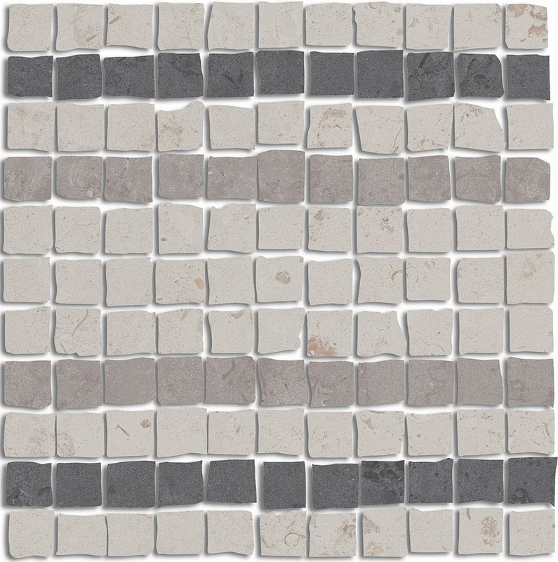 Керамическая плитка Декор kerama marazzi mbs009 Про Лаймстоун Спакко 3 мозаичный матовый 20x20