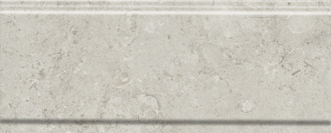Керамическая плитка Бордюр Карму серый светлый обрезной 12x30