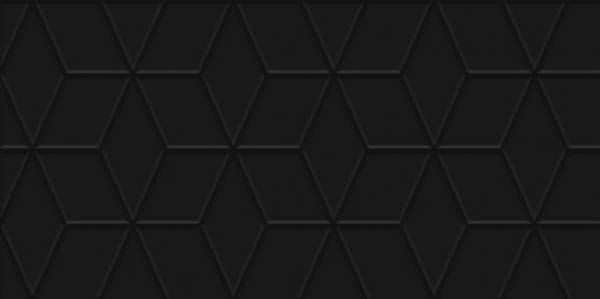 Керамическая плитка tabu чёрный рельеф 30x60