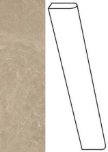 Керамогранит marvel elegant sable  battiscopa lapp. 7,2x60