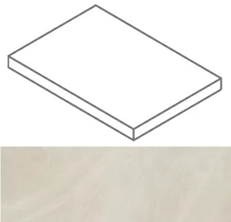 Ступени Континуум Пьюр ступ. угл.пр 33x120