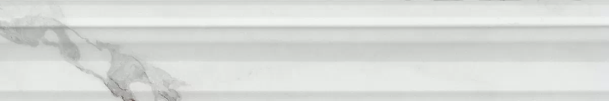 Керамическая плитка Бордюр kerama marazzi blc038r Багет Коррер белый глянцевый обрезной 5x30