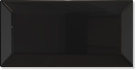 Керамическая плитка biselado classic black br 7,5x15