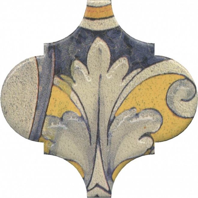 Керамическая плитка Декор Арабески котто орнамент op\a163\65000 6,5x6,5