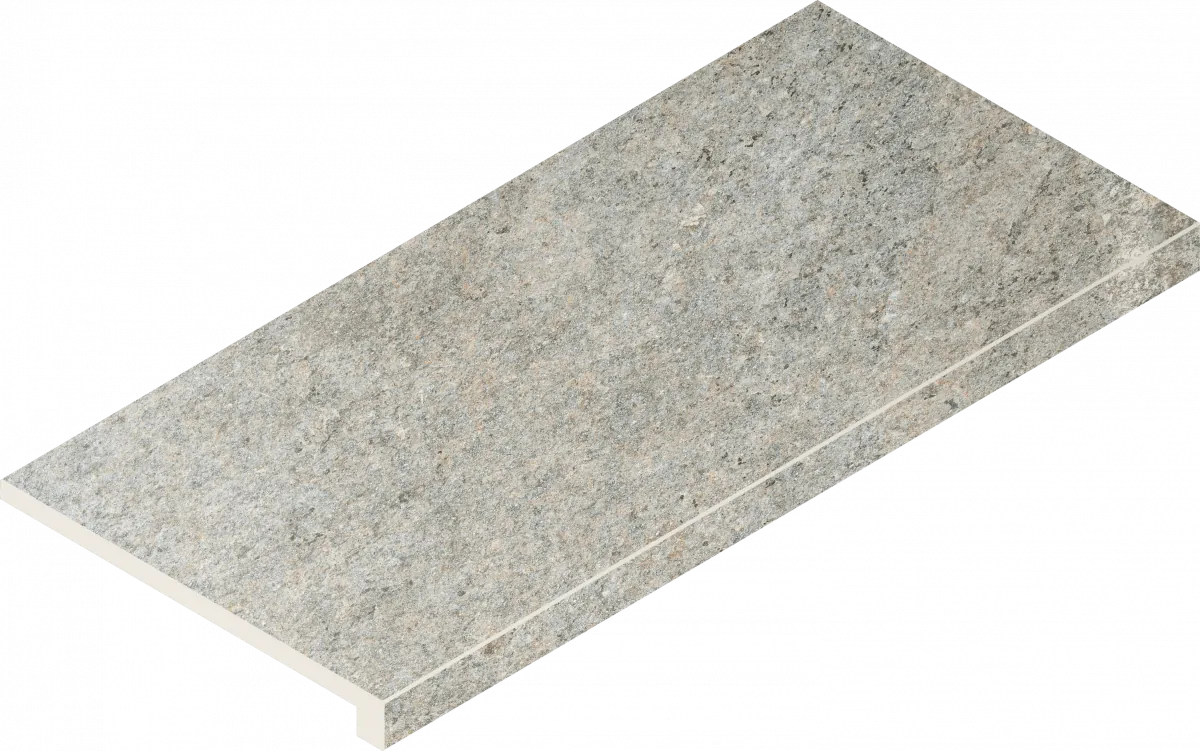 Ступени Италон Магма Сильвер фронтальная 620070002947 серый 33x60