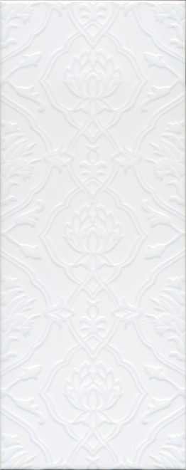 Керамическая плитка Альвао структура белый 20x50