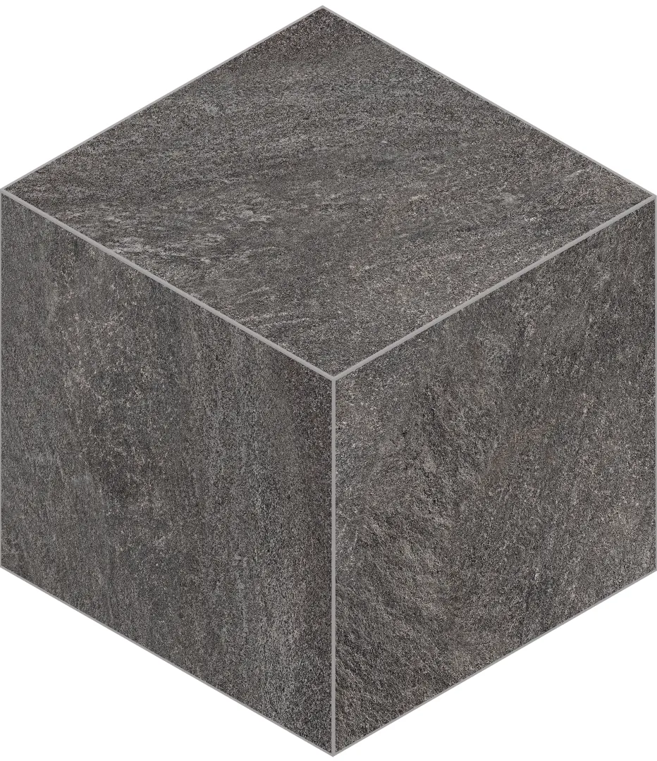 Мозаика estima tn02 tramontana cube anthracite серый 25x29