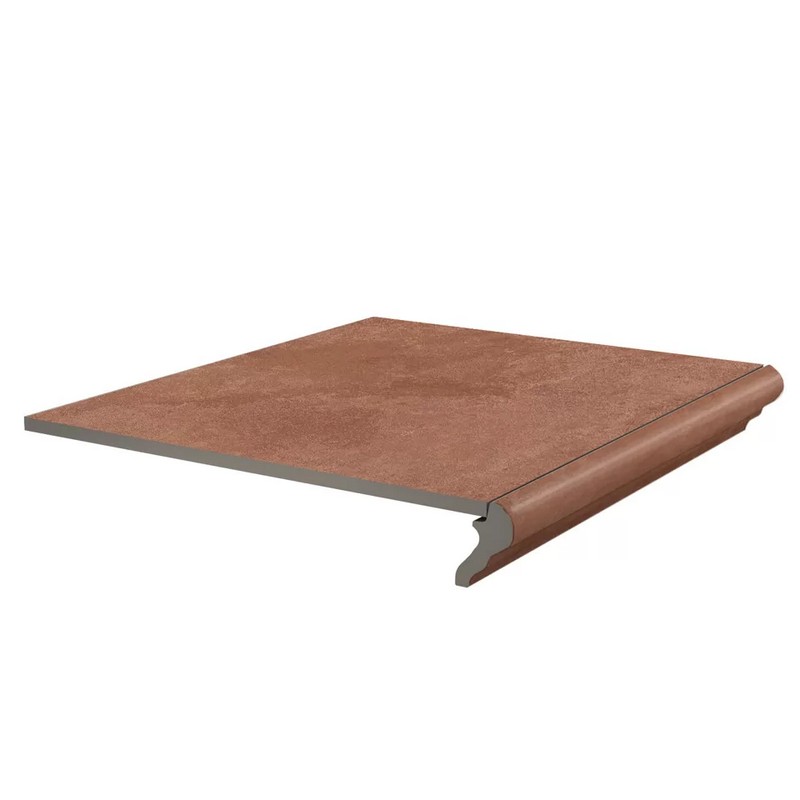 Ступени kerama marazzi km4040g0021ngtf фронтальная Хадду красный матовый 34x40.2