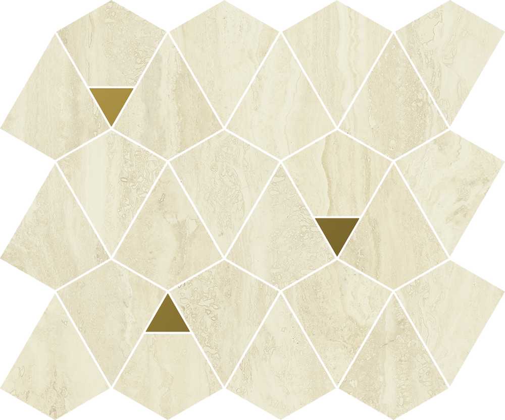 Мозаика Italon Charme Advance Alabastro White Vertex 25,8x30