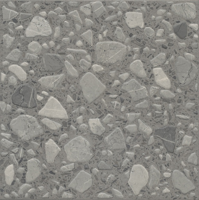 Керамическая плитка Кассетоне серый матовый 30,2x30,2