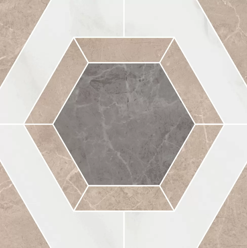 Керамическая плитка Декор kerama marazzi id101t Гран Пале наборный 25.1x25.1