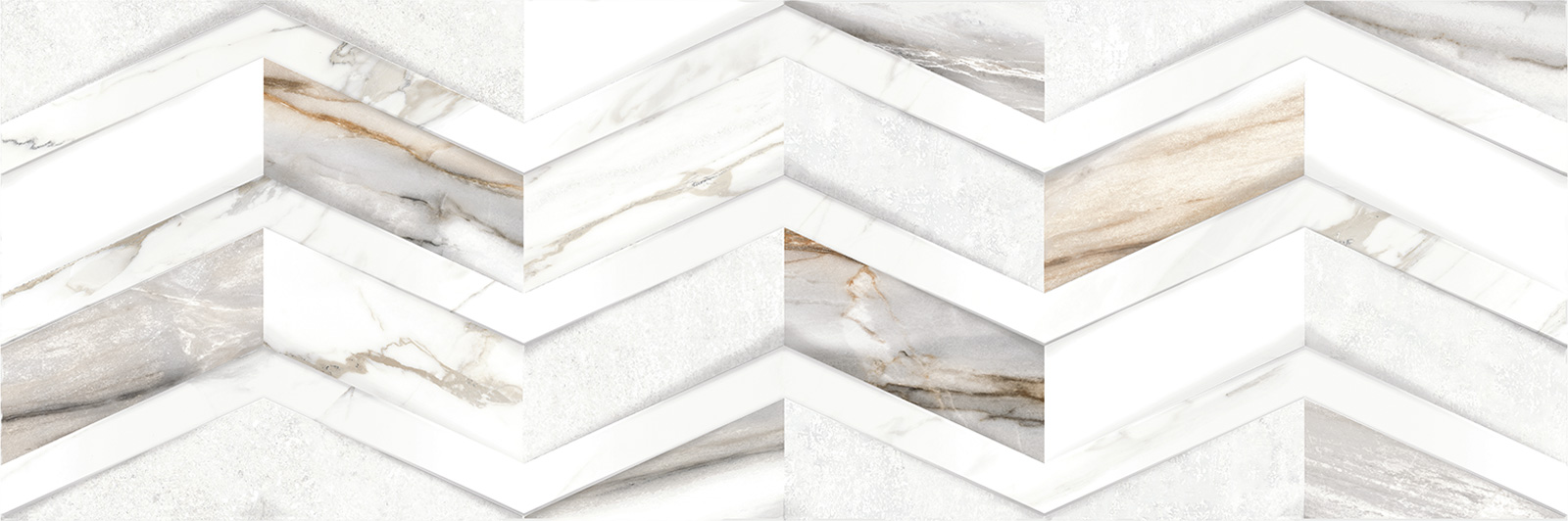 Керамическая плитка delacora Дельта Шеврон wt15dla55r белый 24.6x74