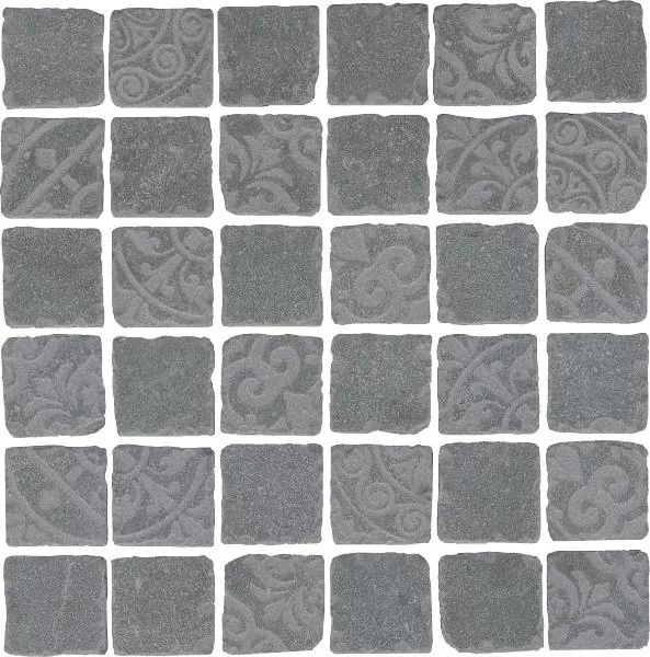 Керамическая плитка Декор kerama marazzi sbm007\dd640520 Про Фьюче серый темный мозаичный 30x30