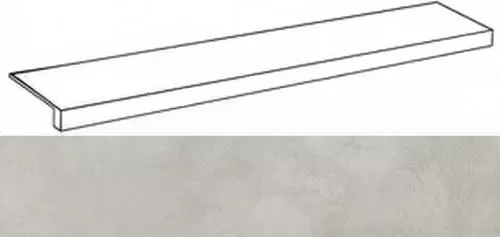 Ступени МИЛЛЕНИУМ СИЛЬВЕР СТУП.ФРОНТ 620070001298 33x160