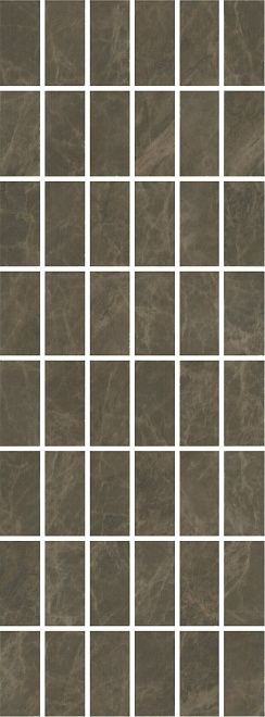 Керамическая плитка Декор Лирия коричневый мозаичный 15x40