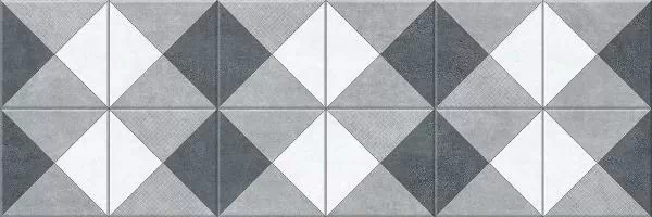 Керамическая плитка Оригами черный;белый 30x90