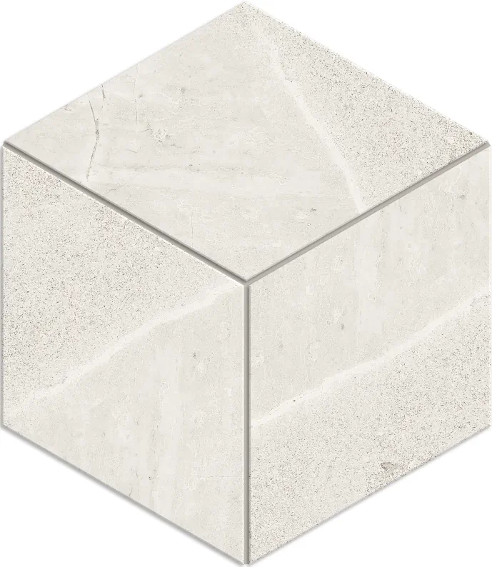 Мозаика estima ma00 ametis marmulla cube ivory белый непол. 25x29