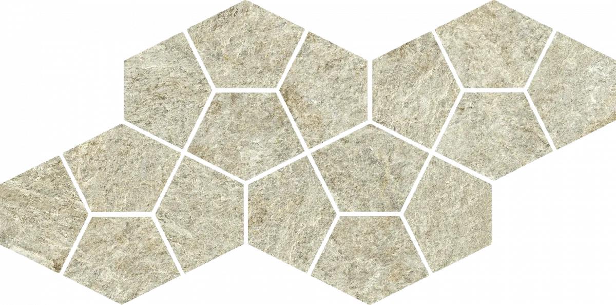 Мозаика Италон Магма Минерал Призм 620110000245 бежевый 20.5x41.3