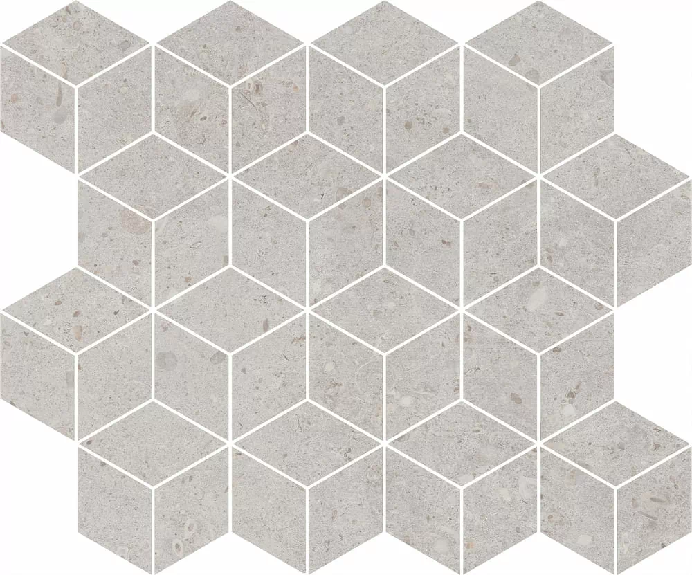 Керамическая плитка Декор kerama marazzi t017\14053 Риккарди мозаичный серый светлый матовый 37.5x45