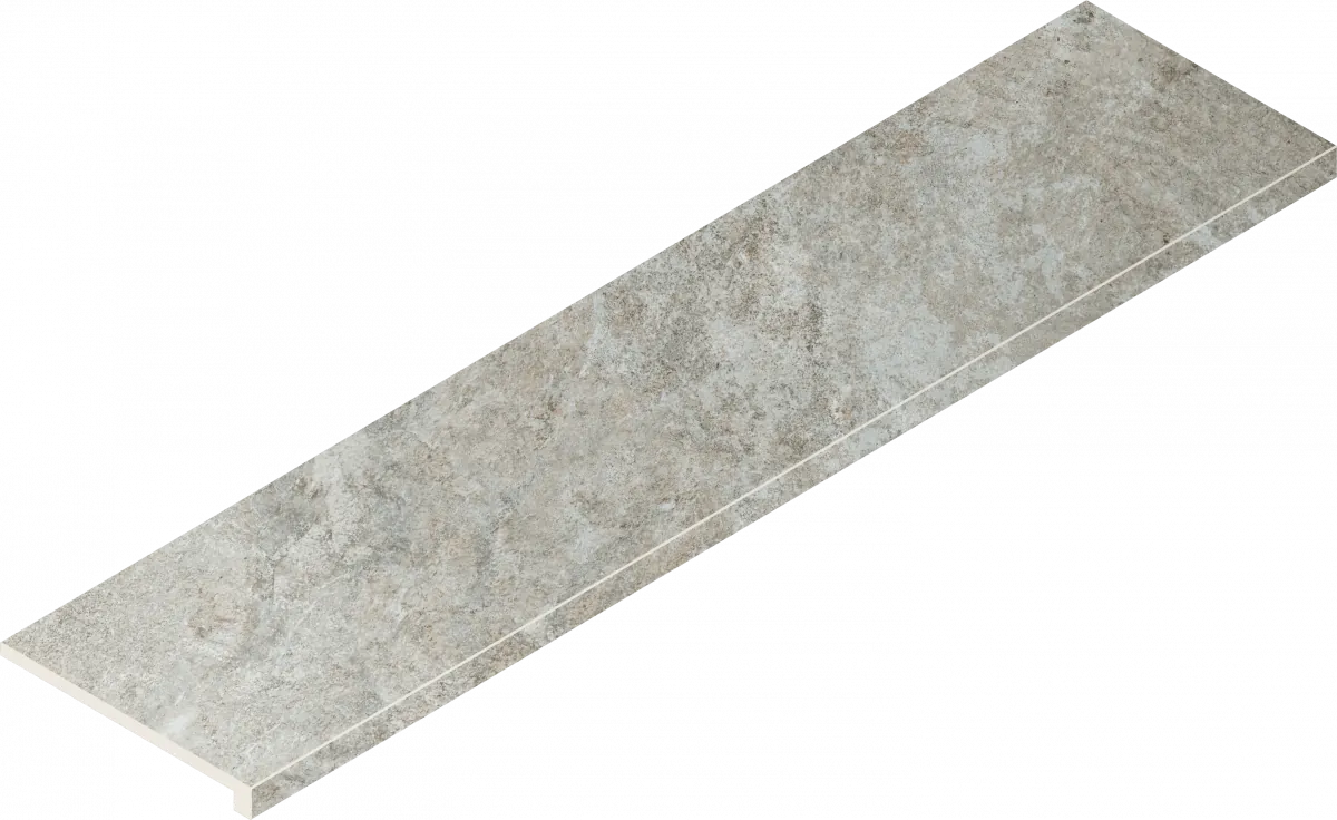 Ступени Италон Магма Сильвер фронтальная 620070002977 серый 33x120