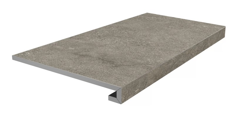 Ступени kerama marazzi km8080g0021rgcf фронтальная клееная Портленд бежевый тёмный матовый обрезной 33x80