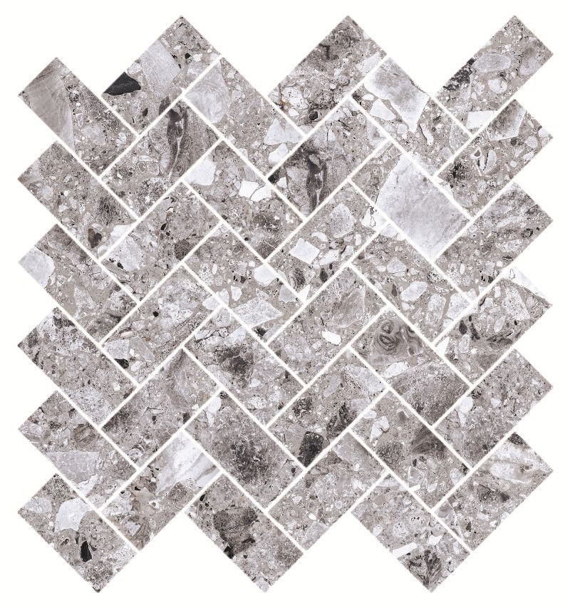 Мозаика terrazzo light grey 28,2x30,3